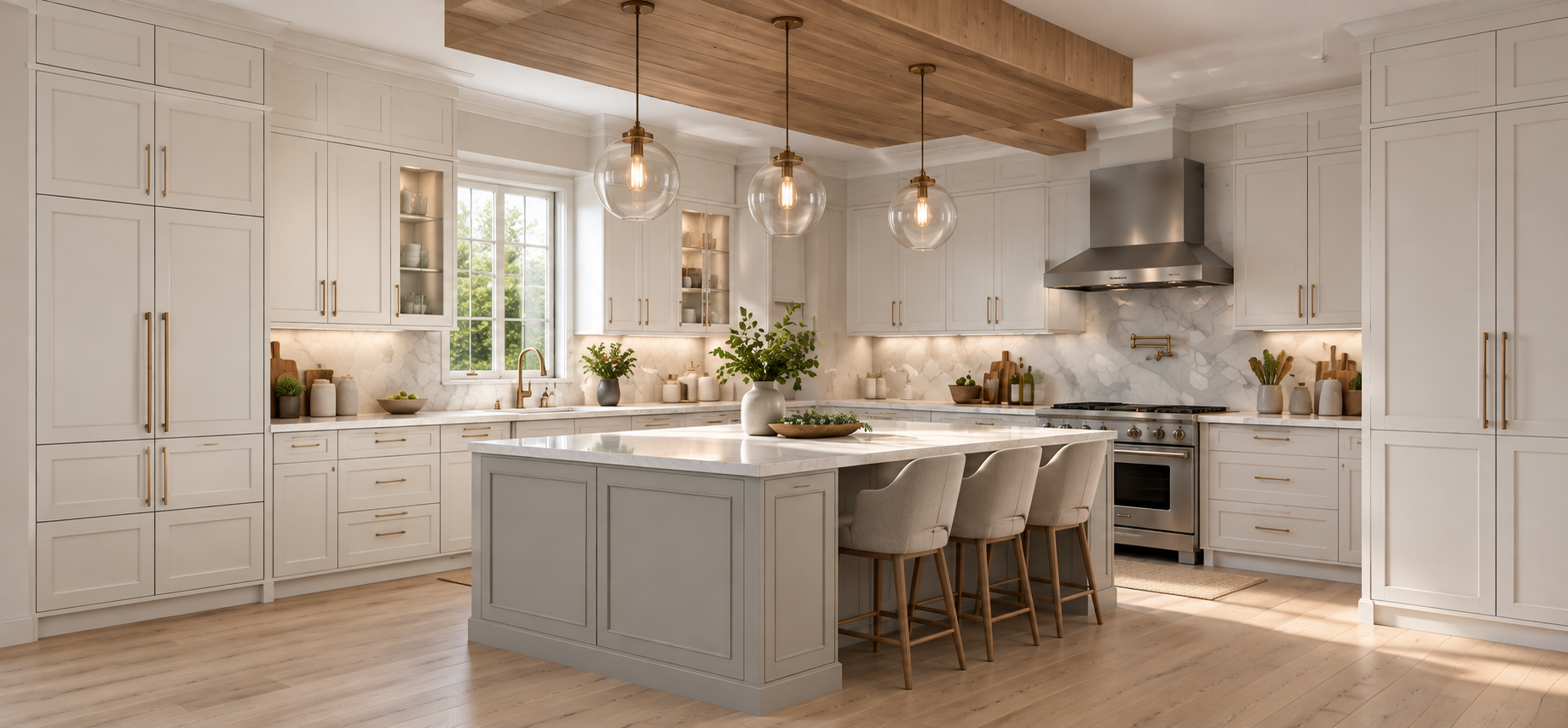 Classic white kitchen