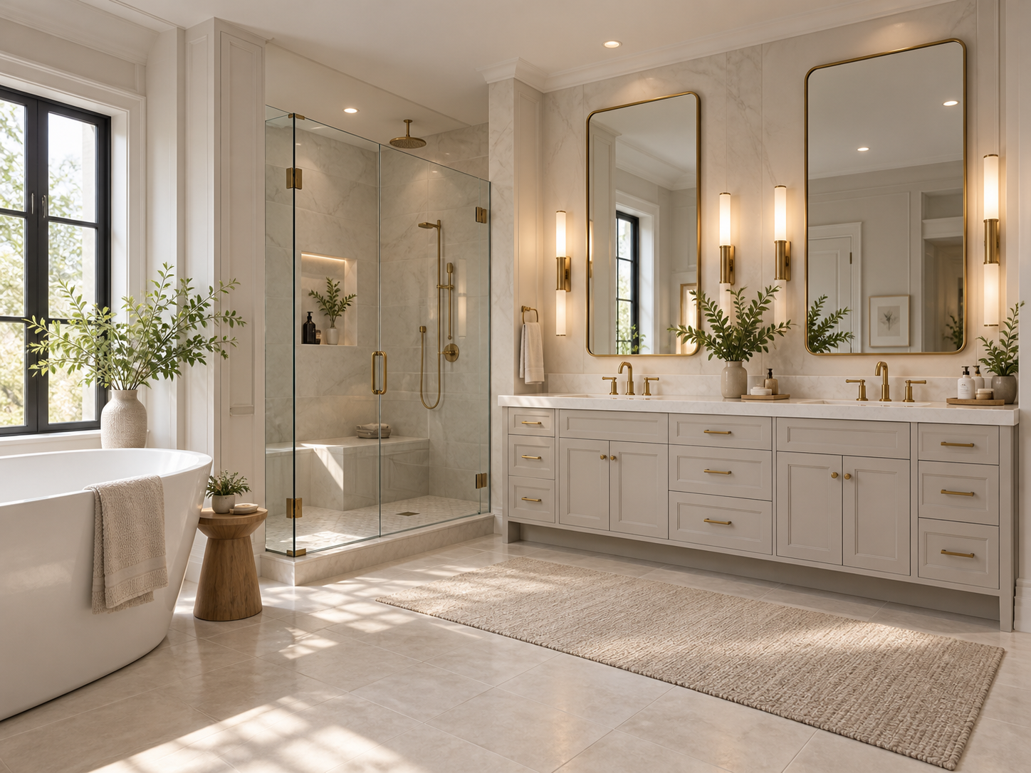 Light & Refined bathroom design inspiration